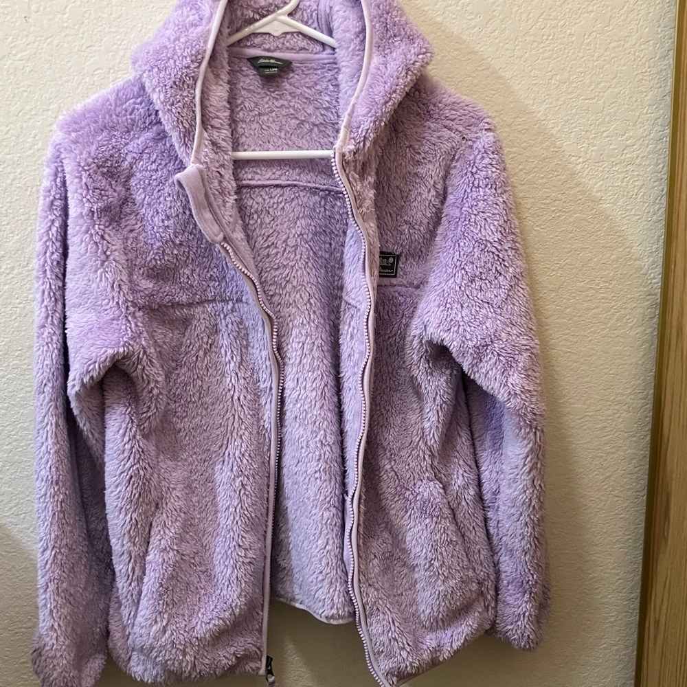 Eddie Bauer Lavender Fleece Jacket